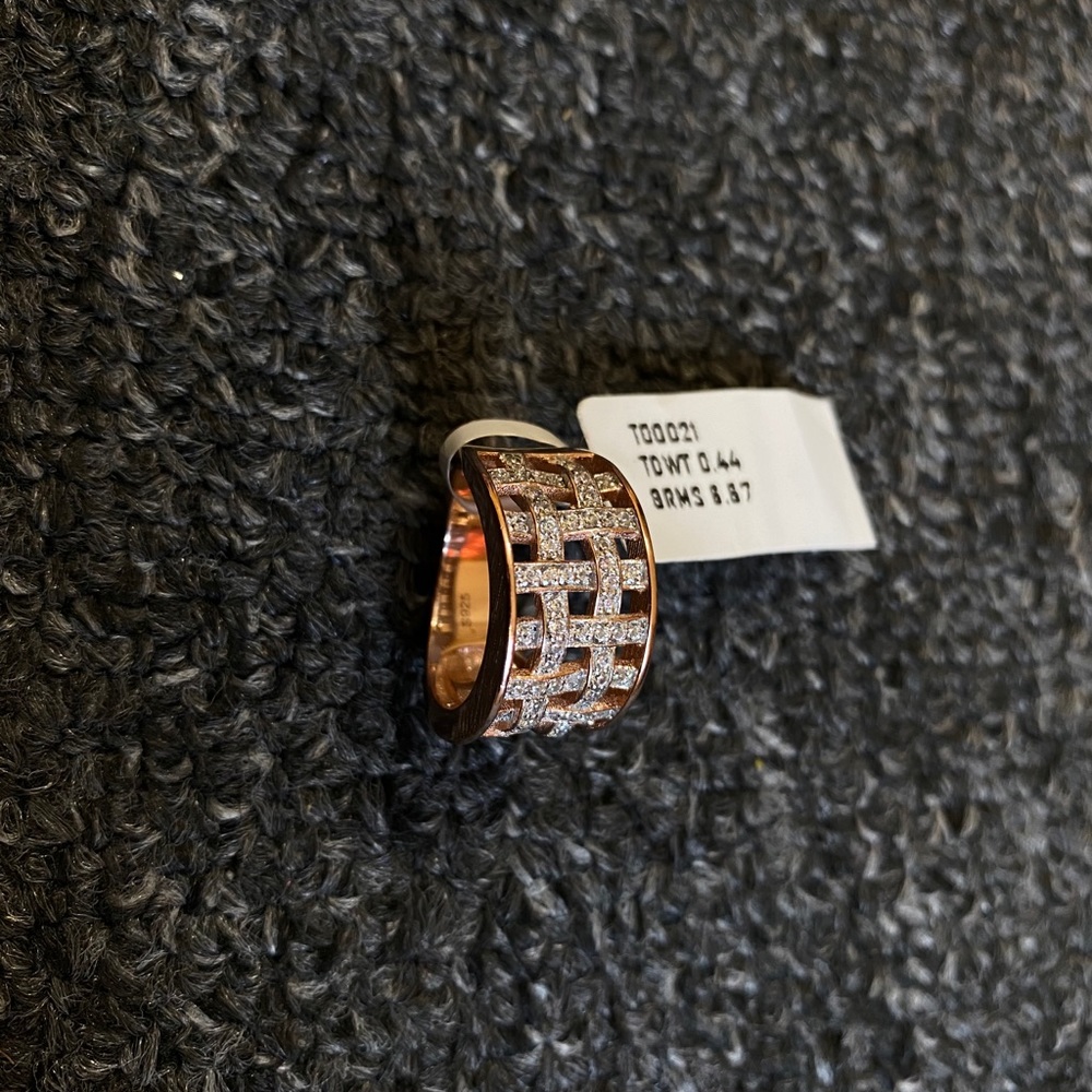 Rose Gold Plated Ladies Ring